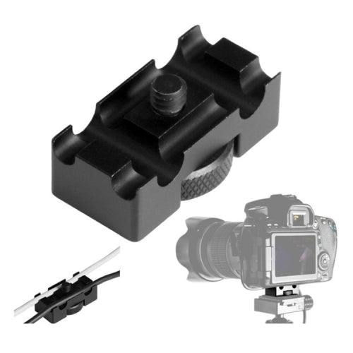 BEXIN Camera Quick Release Plate Data Cable Fixer Holder for Canon EOS 5D Mark IV