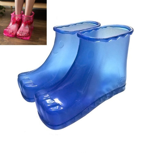 Magnet Portable Household Plastic High Tube Bubble Foot Shoes Bubble Bucket, Size:Height 16.5CM 42 Yards(Blue)