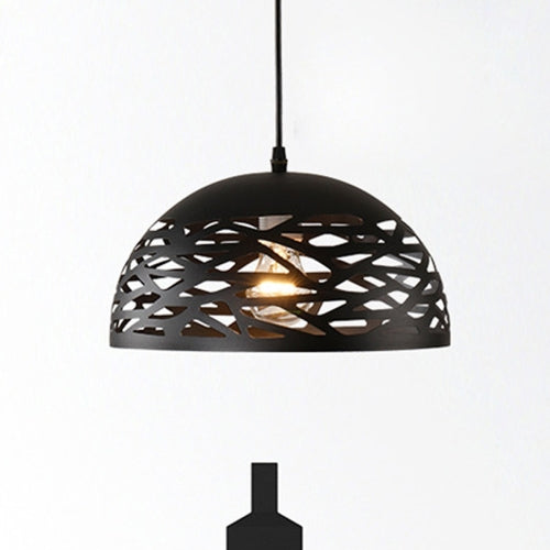 YWXLight Home Lighting Home Decoration Restaurant Modern Personality Creative Metal Pendant Lights (Black)