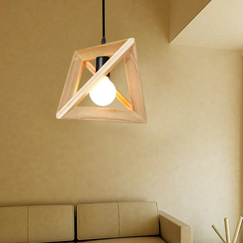 YWXLight Triangle Wooden LED Chandelier Modern Light (Warm White)