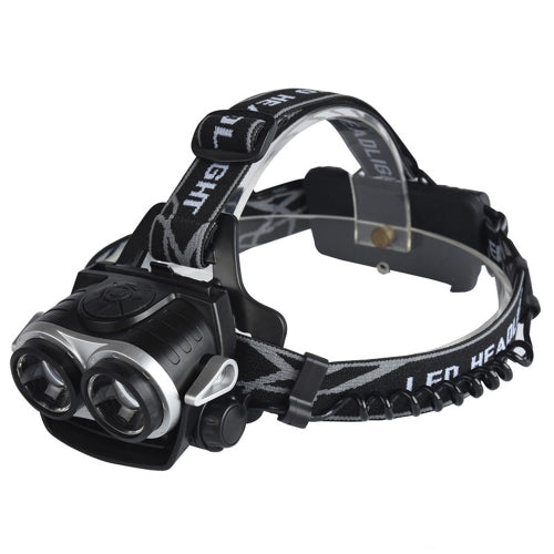 YWXLight 2 X T6 LED USB Charging Zoom Waterproof Headlight