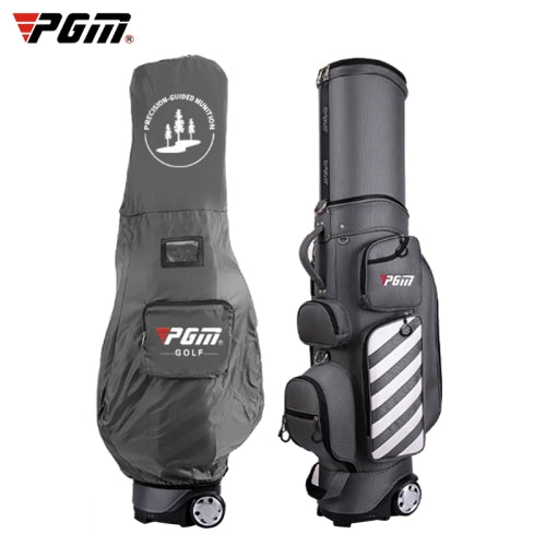 PGM Golf Multi-function Retractable Nylon Ball Bag with Pulley