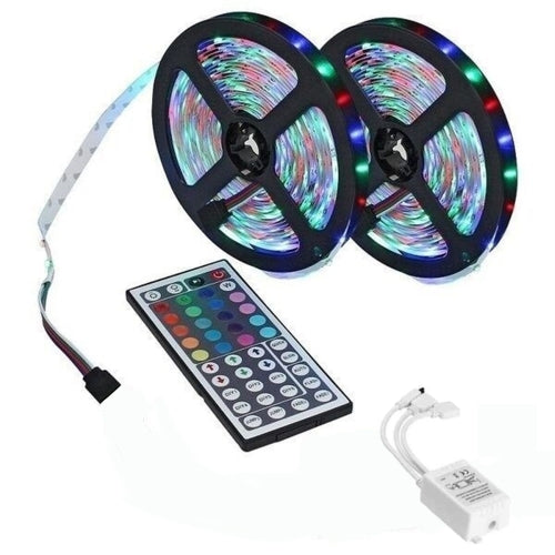 YWXLight SMD 3528 Non-waterproof RGB LED Strip Light with 44-keys Infrared Controller(10m)