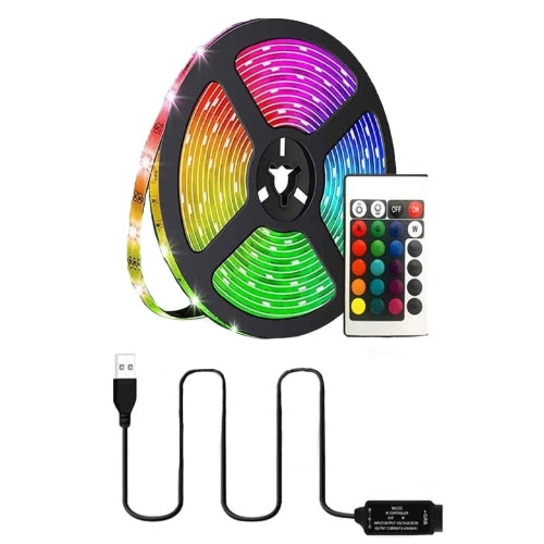 YWXLight SMD 5050 RGB TV Backlight USB LED Strip Lights with Remote Control