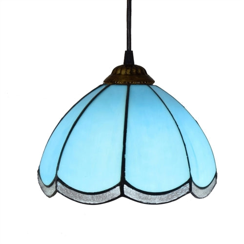 YWXLight 8 inch Modern Stained Glass Bedroom Corridors Balcony Pendant Light