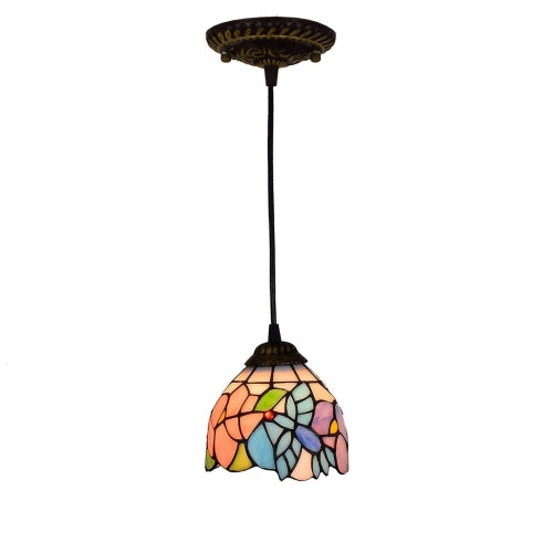 YWXLight 6 inch Hummingbird Glass Pendant Light Ceiling Hanging Lamp